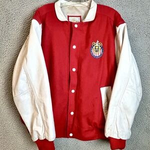 Chivas Guadalajara Vintage 90s Liga MX Soccer Varsity Jacket - Mexico Futbol